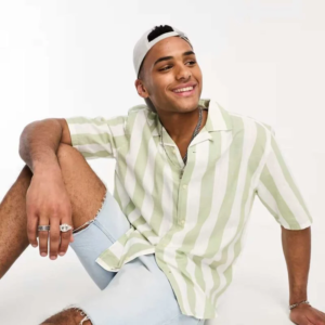 Shorts with a tie belt